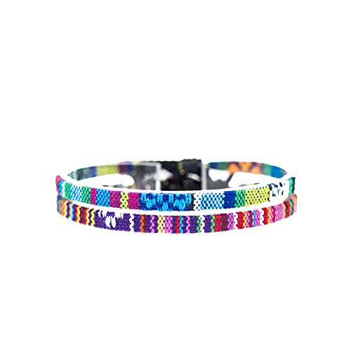 Made by Nami 2 Pcs Boho Surfer Bracelets for Women and Men Waterproof and Adjustable Braided Bracelets Set of 2 for Ethnic Hippie Style - color: Turquoise & Deep Multi