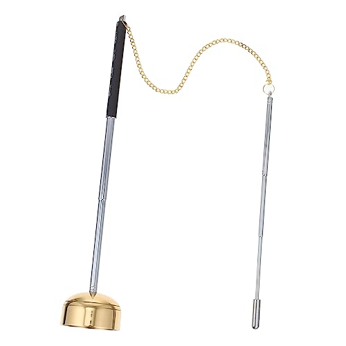 BESPORTBLE Flexible Telescopic Chime for Buddhist Temple Rituals Lightweight Handbell Instrument for Prayer and Meditation Portable Dharma Utensil for Spiritual Practice and Home Decor