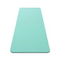 TPE Yoga Mat with Hanging Holes, Wall Mount Workout Mat, Shock Absorbent Fitness Pad for Home Gym, Pilates & Meditation - color: green