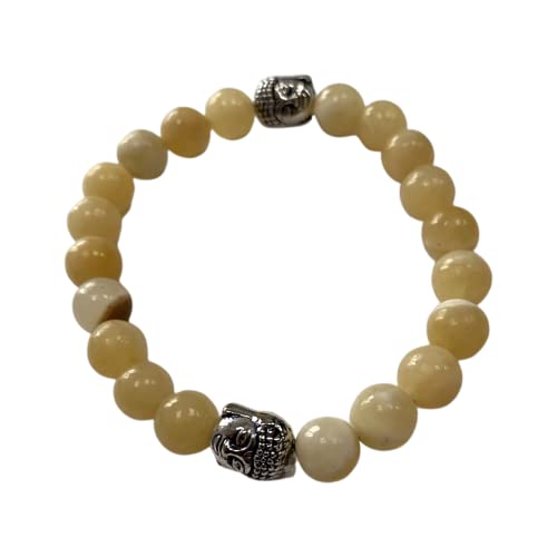 VIE Buddha Bracelet - style: Yellow Calcite