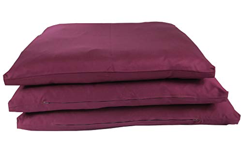 Jumbo Zabuton Meditation Mat - color: Burgundy