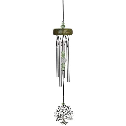 Woodstock Chimes Signature Collection, Fantasy, Tree of Life 10'' Décor Designs - Small Chimes Wind Chimes for Outdoor, Patio, Home or Garden Décor (WCFTL)