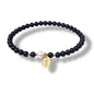 Morchic 4mm Natural Gemstone Beads Stretch Bracelet for Women, With Freshwater Pearls, Energy Gem Birthday Gift for Her 7.2” - color: Black Tourmaline