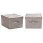 Household Essentials Large Fabric Storage Bins 2 Pack, Gray - color: Grey