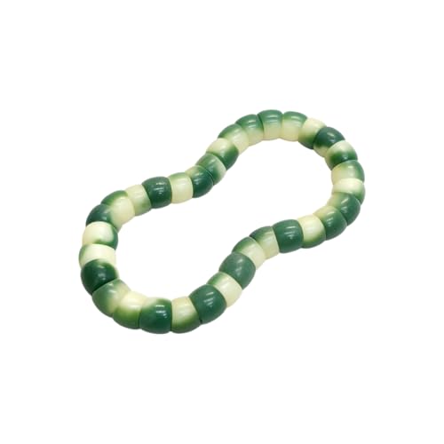 MUDI Bracelet For Women, Bodhi Seed Beads Bracelets Fidget Healing Energy Protection Stretch to My Man Jewelry Gift - color: Oval Green