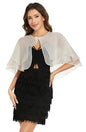 Women's Sheer Tencel Shawls and Wraps for Evening Dresses Soft Wedding Cape Lightweight Bridesmaid Scarves Cover Up - color: Ivory