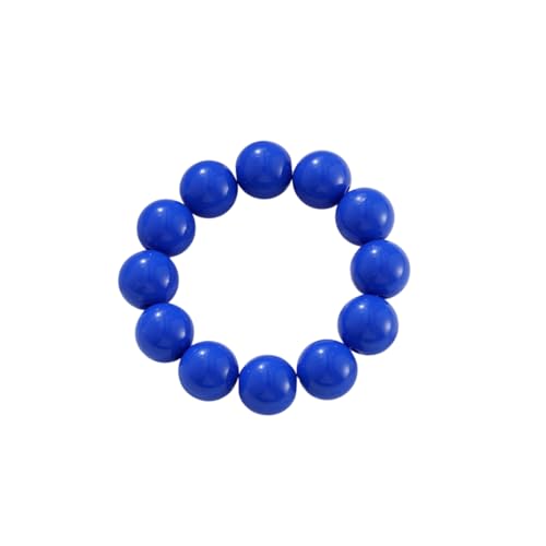 18MM Bohemian Seed Bead Bracelet - Handmade Multicolor Beaded Accessory for Women |Adjustable Beaded Jewelry Gift Stretchable Bracelet for Her Gift - color: Blue