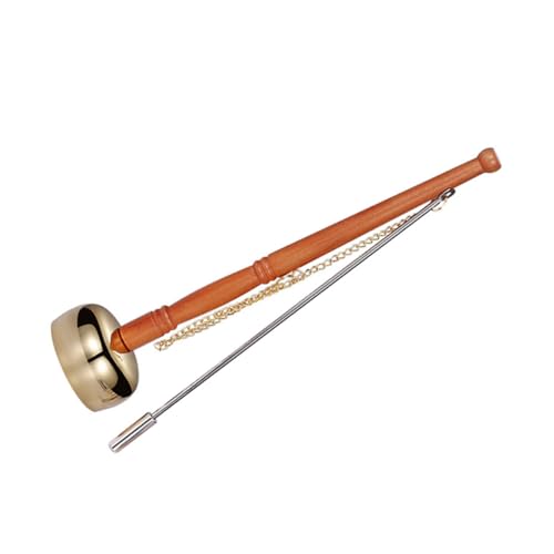 Portable Buddhist Yin Qing Copper Chime for Meditation and Relaxation Sound Percussion Instrument Handle for and Mindfulness Practices