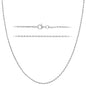 KISPER Solid 925 Sterling Diamond Cut 1.6mm Rope Chain Necklace for Women - Italian Made Durable Hypoallergenic Jewelry 16 18 20 22 24 30 Inch - size: 22 inches