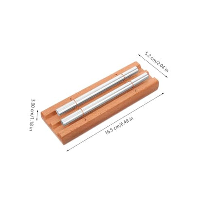 2 Sets Wood Meditation Chimes Metal Wind Chimes Sound Healing Instrument for Adults