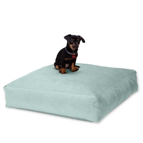 Jaxx Brio Large Décor Floor Pillow/Meditation Yoga Cushion, Plush Microvelvet, Caribbean - color: Caribbean