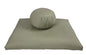 Kapok Zafu and Zabuton Meditation Cushion Set (2pc) - color: Sand