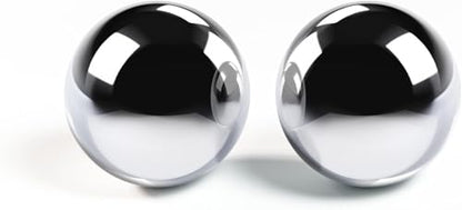 1.5-inch Stainless Steel Chiming Baoding Balls Chinese Health Balls for Hand Therapy, Exercise & Stress Relief (1.5inch)