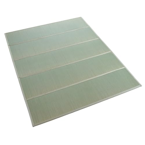 Tatami Mat – Foldable Japanese Tatami Mat Igusa Mattress, Rush Grass Floor Sleeping Futon, Meditation Yoga Zen Tatami, Queen XL by BJDesign