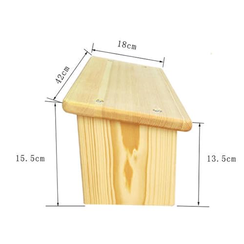 Wooden Kneeling Bench for Meditation and Prayer - size: 42x18x15.5cm