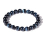 Single-pack of pure gemstone bracelets… - color: 8MM Blue Tigers Eye
