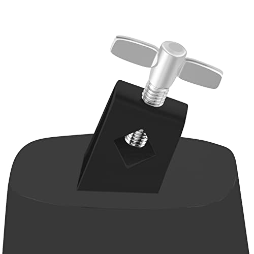 Eastrock 8 inch Metal Steel Cow Bells Noise Makers Hand Percussion Cowbell with Stick for Drum Set - size: 8''
