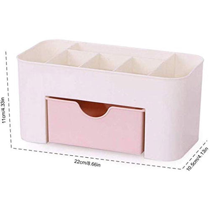 Storage Box - Desktop Cosmetics Storage Box with Small Drawer Jewelry Box Storage Box (Color : C)