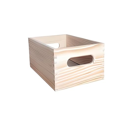 WELL HOME - Solid Pine Stackable Storage Box 30x20x15cm