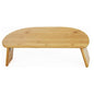 Folding Meditation Bench, Foldable Bamboo Yoga Kneeling Stool, Ergonomic Meditation Chair for Sitting on Floor