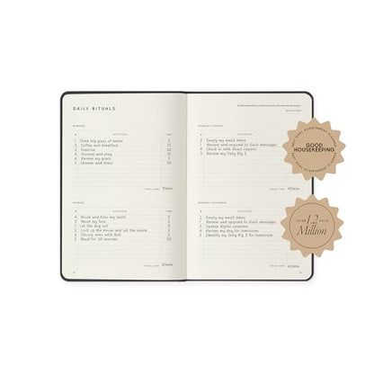 Full Focus Evergreen Linen Planner by Michael Hyatt - The #1 Daily Planner to Set Annual Goals, Increase Focus, Eliminate Overwhelm, and Achieve Your Biggest Goals - Hardcover - color: Evergreen