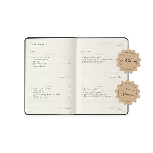 Full Focus Oatmeal Linen Planner by Michael Hyatt - The #1 Daily Planner to Set Annual Goals, Increase Focus, Eliminate Overwhelm, and Achieve Your Biggest Goals - Hardcover - color: Oatmeal