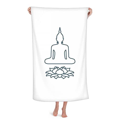 Lotus Throne Meditation Thinking Throw Blanket Soft Warm Flannel