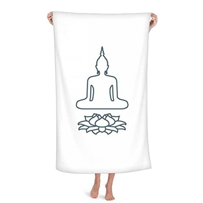 Lotus Throne Meditation Thinking Throw Blanket Soft Warm Flannel