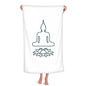 Lotus Throne Meditation Thinking Throw Blanket Soft Warm Flannel