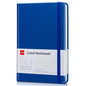 deli A5 Lined Journal Notebook, 160 Pages Hardcover Writing Notebook, 5.5"x8.2" College Ruled Notebook for Office, School, Work Notes (Blue) - color: blue