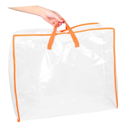Clothes Storage Bag Organizer Zipper Handle and Bag Blanket Organizer Storage