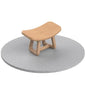 Solid Wood Meditation Stool, Chinese Zen Meditation Stool, Mortise and Tenon Craft Kneeling Stool, Black Walnut Solid Wood Meditation Stool, Compact and Portable,B and Cushion - color: B and Cushion