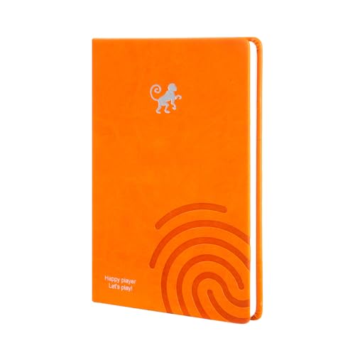 COMIX Guided Journal for Women & Men & Teen – Daily Prompts for Self-Discovery, Gratitude, Reflection – Goal Setting Notebook for Mindfulness, Happiness, Gift Choice - Orange, Monkey - color: Orange