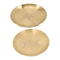 ORFOFE 2pcs Pentacle Altar Plate Elegant Tealight Holder Tray for Rituals Ceremonies Smooth Edges Multi-purpose Decorative Storage for Home Decor