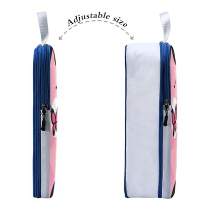With Zipper 3 Set Packing Travel Organizer Polyester Space Saver Travel Bags, First Date Nerves Look (3 Set) - color: First Date Nerves Look