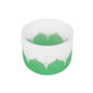 Singing Bowl, 8 Inch Frosted Quartz Crystal Sound Bowl Crystal Singing Bowls with sheepskin percussion stick for Meditation and Stress Relief (Green) - color: Green