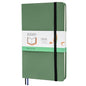 Hardcover Notebook Blank Journal Sketchbook for Drawing, Medium 5.5 by 8.4 Inch, 100 GSM Thick Paper (Green, Plain) - color: Green