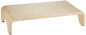 EARTHLITE Wooden Step Stool - Beautiful Finish, Large Surface, Strong & Stable Bed Step, Foot Stool, Massage Step-Up (4" or 7") - style: 7" High