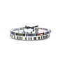 Made by Nami 2 Pcs Boho Surfer Bracelets for Women and Men Waterproof and Adjustable Braided Bracelets Set of 2 for Ethnic Hippie Style - color: White & Aztec