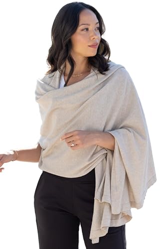 Dreamsoft Travel Scarf, Wrap and Shawl for Women, Organic Cotton