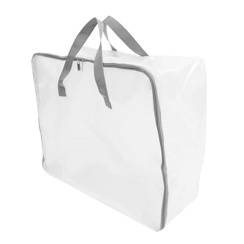 VALICLUD Pvc Polyester Storage Bag Bedding Storage Bags Handles for Closet Camping
