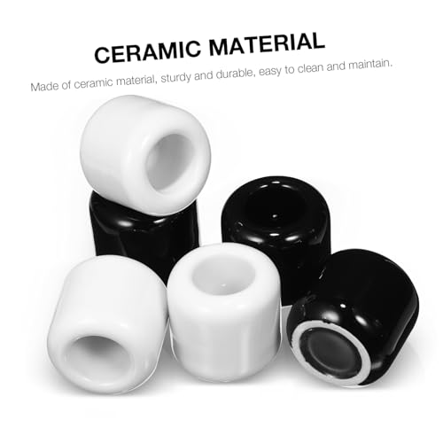 Luxshiny 16pcs Ceramic Chime Candle Holders Spell Candle Holders for Home Weddings Rituals and Altar Setup
