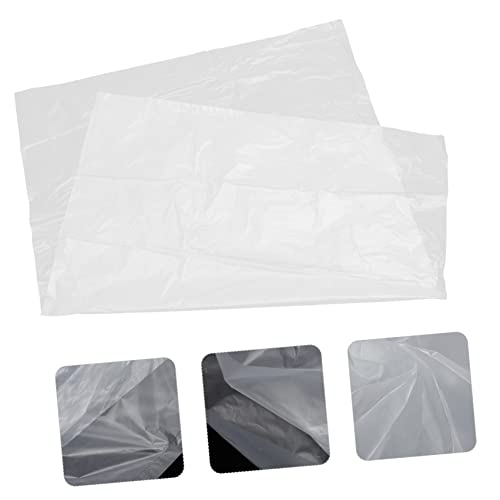 Alipis 5pcs Extra Large Clear Plastic Storage Bags Heavy Duty Versatile Bedding Cloth Bags for Comforter Pillows Quilts Luggage and Household Storage Tear Resistant Organizer Pouches for