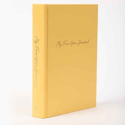 LifeStory Publishing Hard Cover 5 Year Journal | The Easiest to Use Five Year Journal | Quick and Easy Five Year Daily Journal System | 6x8.25 Inch Size (Yellow) - color: Yellow