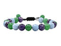 Amazing Gemstone Bracelet for Retirement - Green Aventurine Angelite Amethyst Bracelet Set for Men Women Healing Calming Anxiety Stress Relief Gifts Pulseras Para Hombres Mujer Stocking Stuffers - color: Retirement