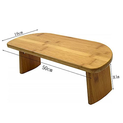 Meditation Bench, Ergonomic Meditation Bench, hinged Wooden Kneeling Stool, Foldable Yoga Stool, for Prayer/Yoga/Sitting Correction/A / 50 * 19 * 18.5cm