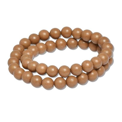 DomKim Handmade Chinese Fragrant Botanical Beads Herbal Incense Mala Bracelet Natural for Calm, Aromatherapy - size: 8mm*46