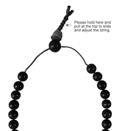 Agan Traders Authentic 108 Mala Beads Necklace – Tibetan Prayer Japamala – Meditation Necklace for Yoga Healing – Gemstone Mala Beads with Tassel for Men & Women - color: turquoise
