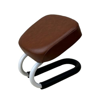 Colaxi Kneeling Meditation Stool Adjustable Birthday Gift Anti Slip Comfortable Seat Prayer Stool for Yoga Praying Home Women, Style A Brown - color: Style a Brown