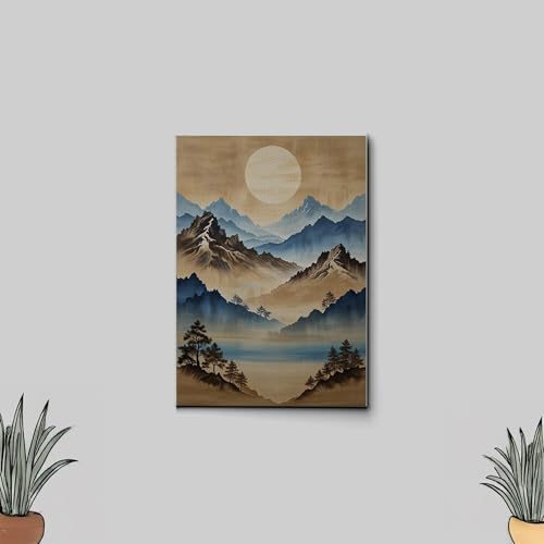 Japanese Wall Art, Minimalist Wall Art, Neutral Abstract Art, Modern Minimalist, Zen Wall Art, Zen Printed Wall Art, Japanese Art Print, Canvas Wall Art, Decor